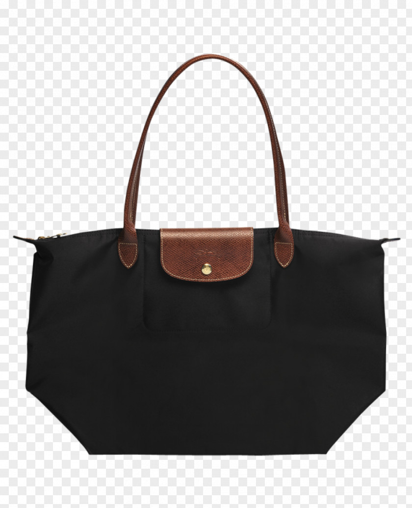 Blue Handbag Elegant Tote Bag Longchamp Leather PNG