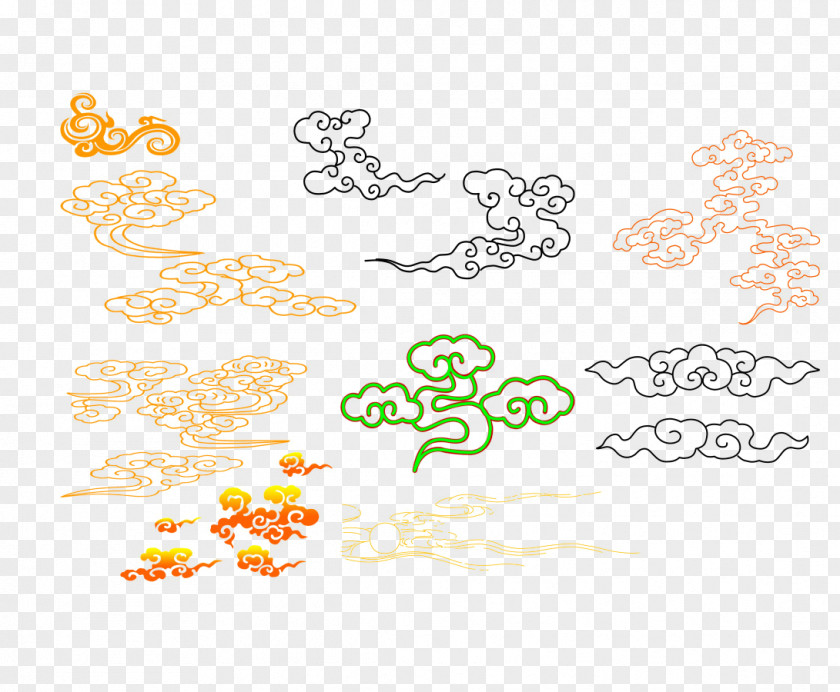 Creative Clouds China Cloud Drawing PNG