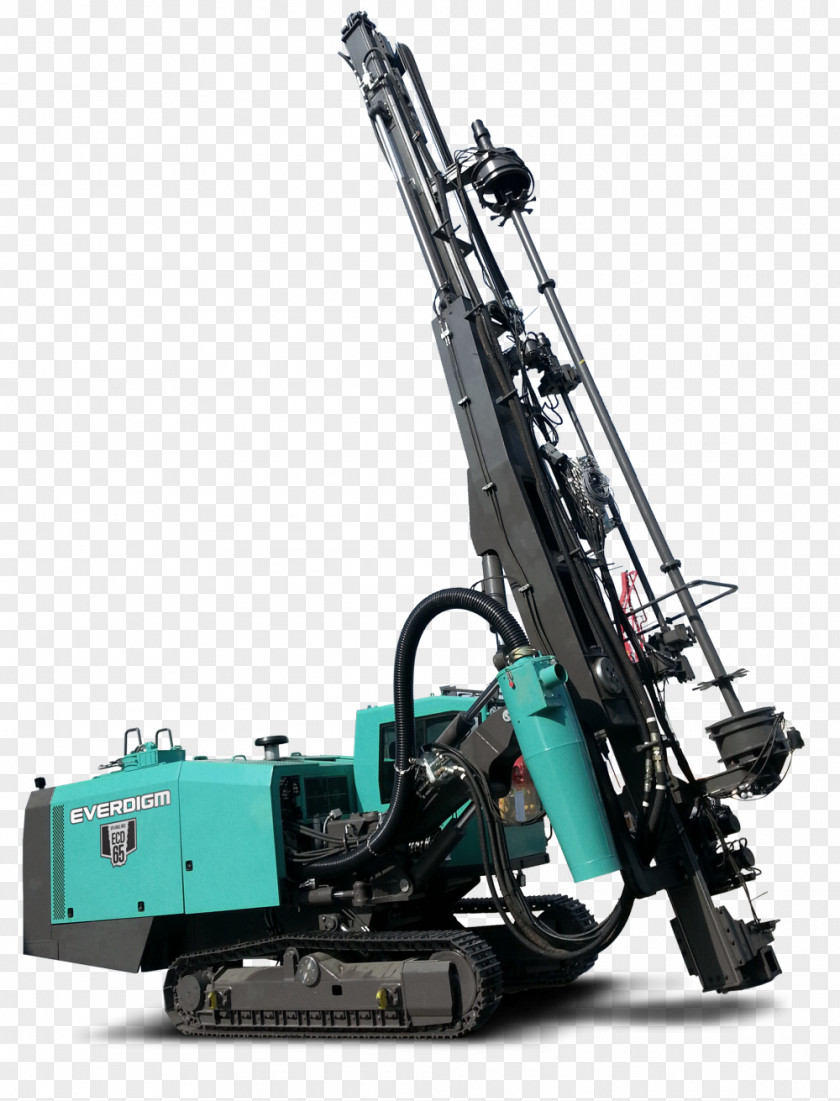 Down-the-hole Drill Drilling Machine Augers Crane PNG