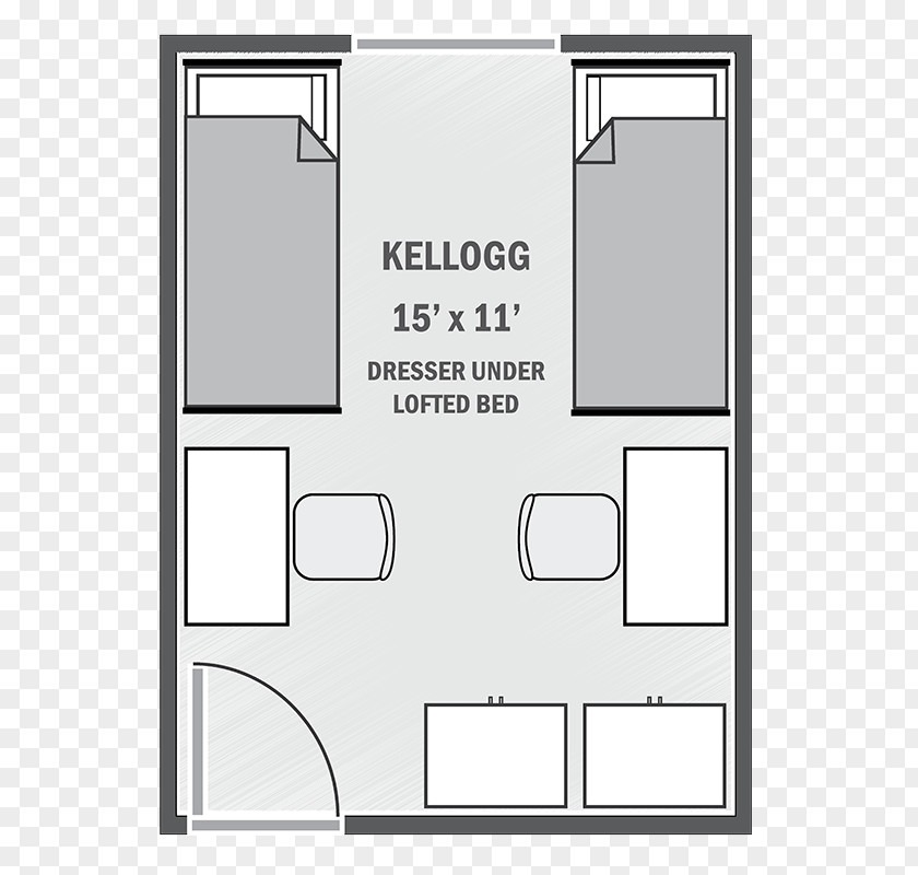 House Floor Plan Dormitory Residence Life Room PNG