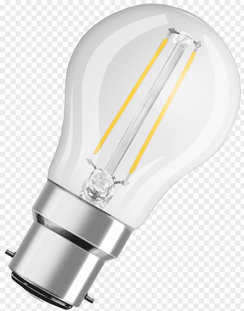 Light Bulb Incandescent LED Lamp Bayonet Mount Halogen Osram PNG