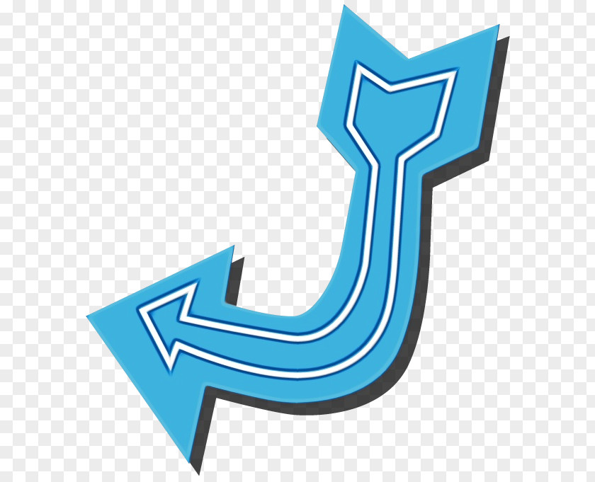 Logo Electric Blue M Line Symbol PNG