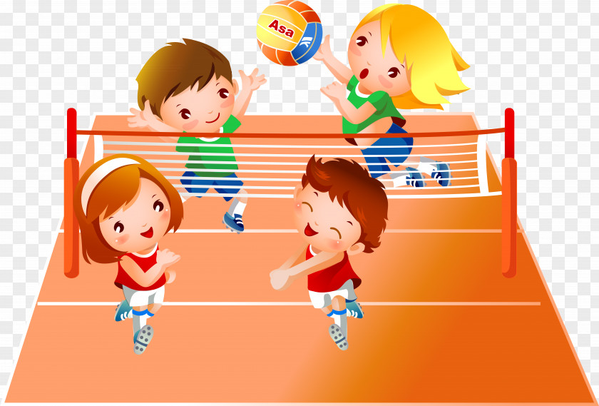 Volleyball Sport Child Clip Art PNG