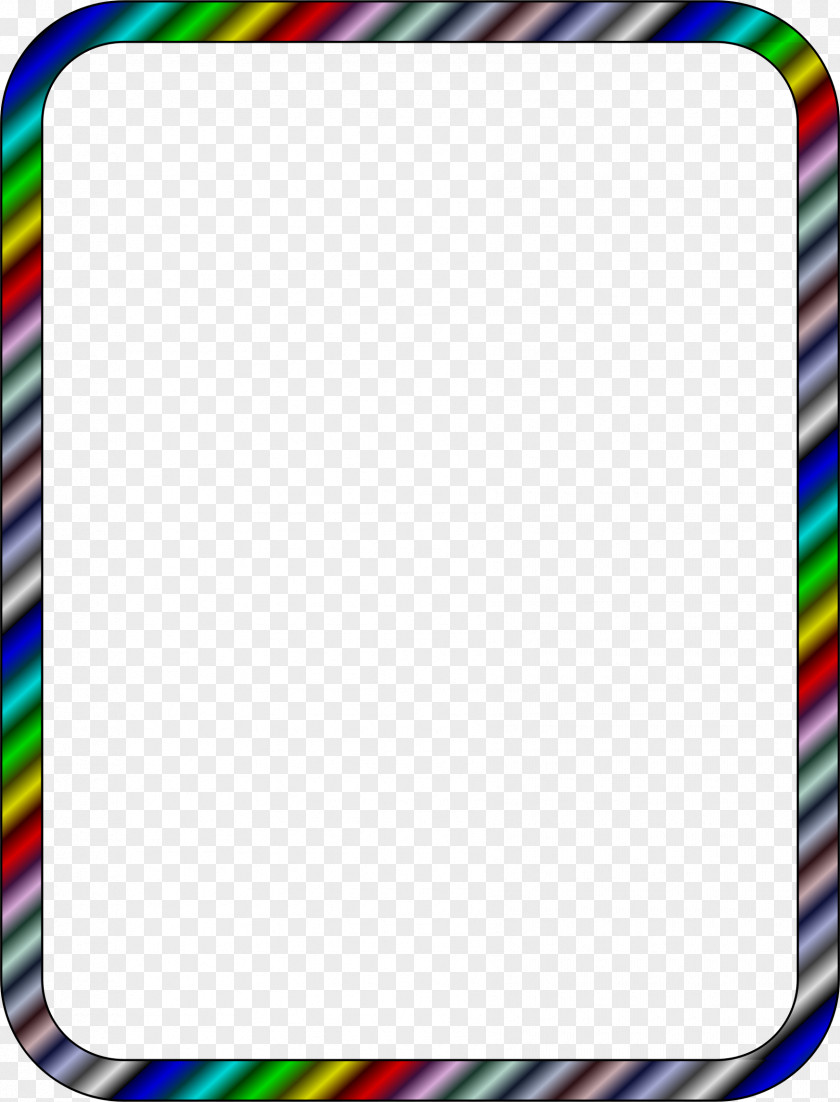 71 Color Gradient Standard Paper Size Clip Art PNG