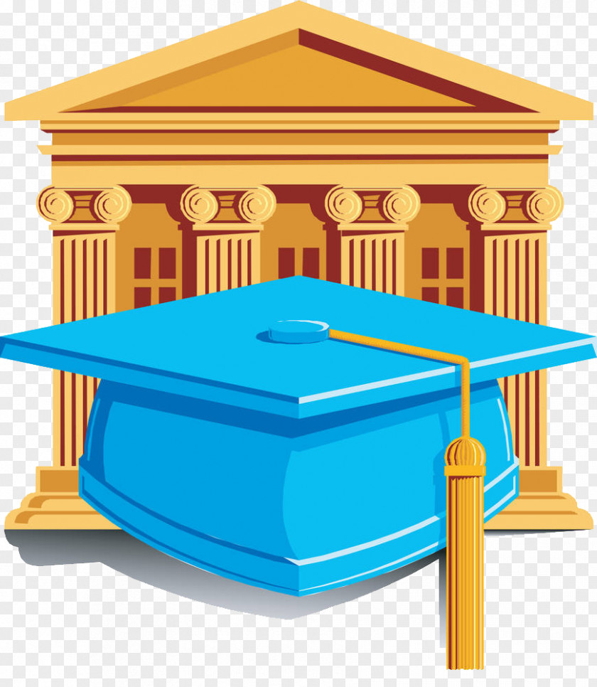 Graduation Of Blue Doctor Cap Ceremony Doctorate Royalty-free Academic Degree Clip Art PNG