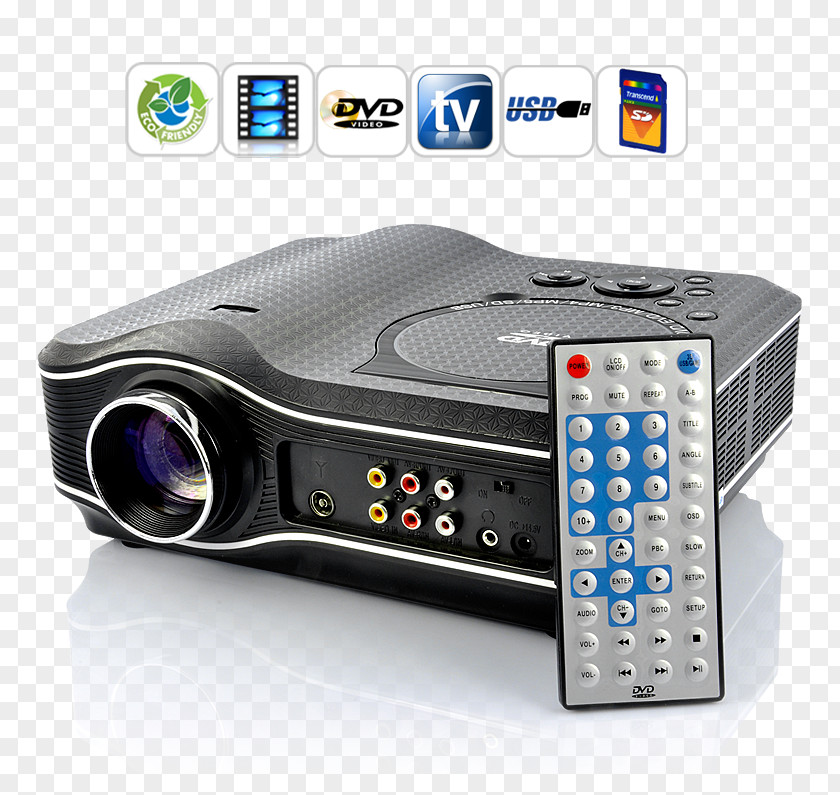 Multimedia Projector Output Device Projectors LCD DVD Player PNG
