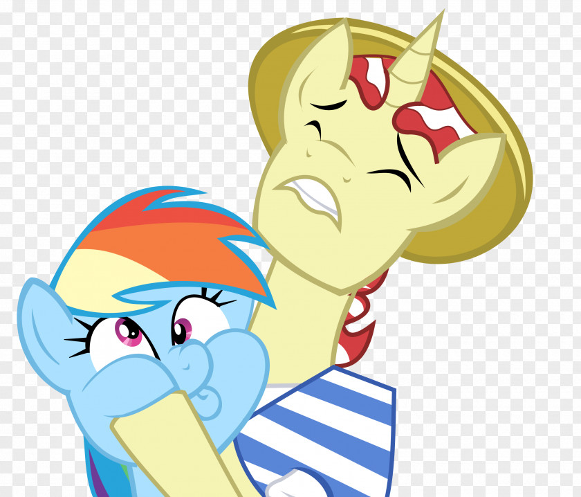 Pony Applejack Kuso Miso Technique Pinkie Pie Rainbow Dash PNG