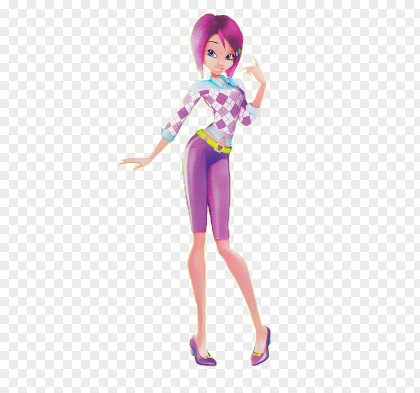 Purple Tecna Character Fairy Season PNG
