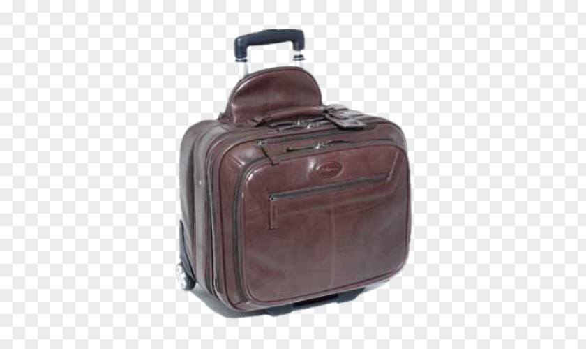 Server Baggage Air Travel Suitcase Leather PNG