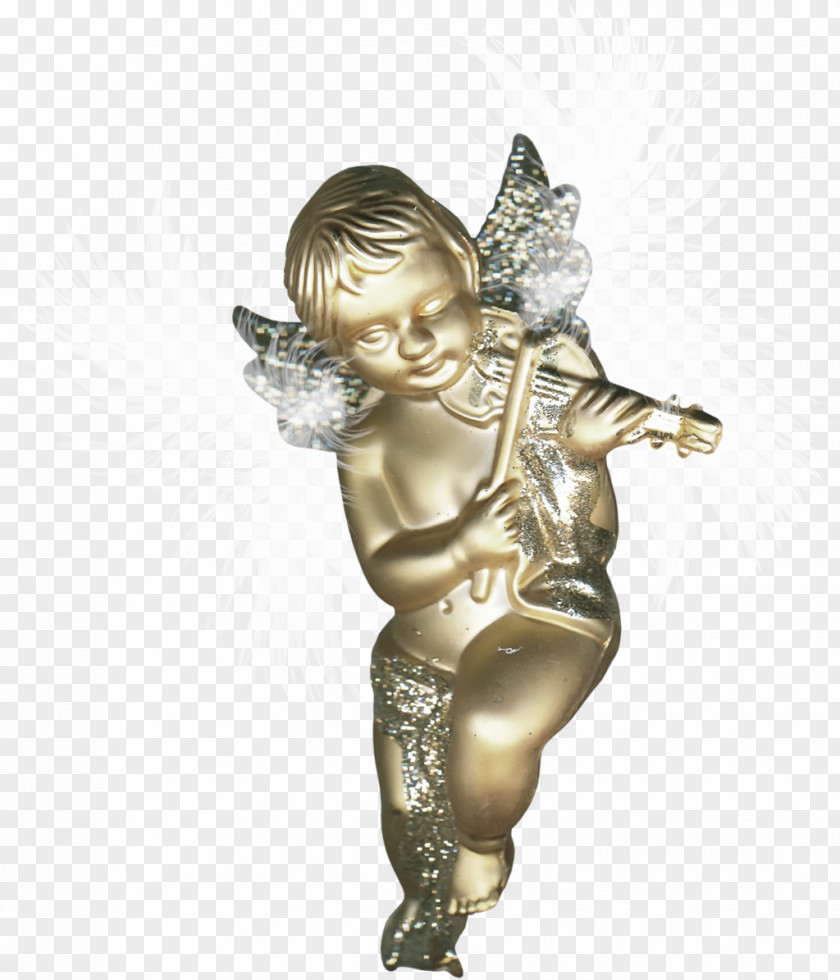 Angel Gold Drawing Art PNG