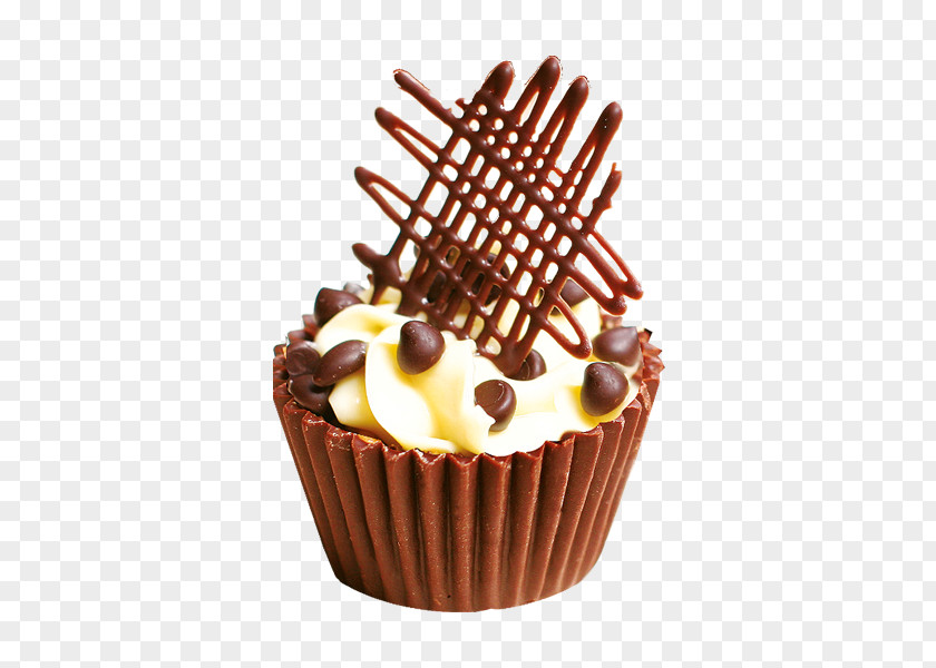 Chocolate Cake Cupcake Truffle Muffin Praline PNG