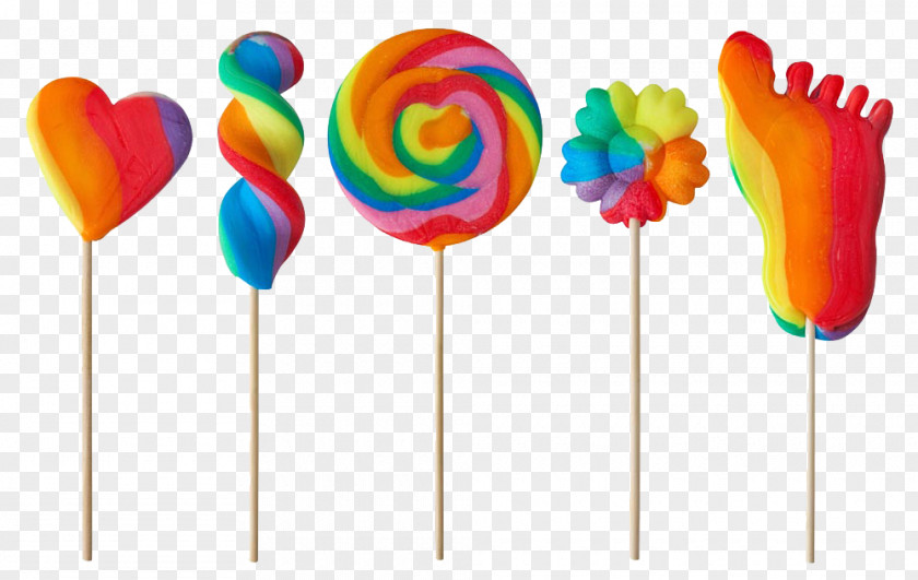Colorful Candy Lollipop Stick Cotton Stock Photography PNG