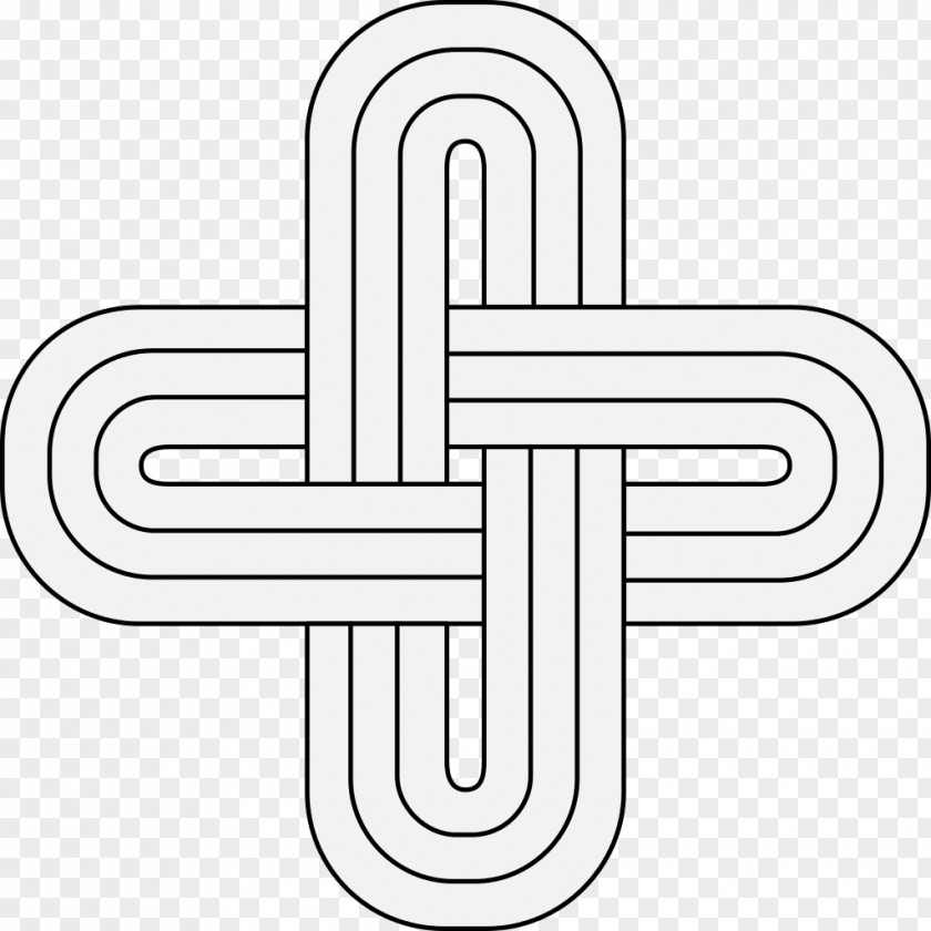 Knots Solomon's Knot Horizontal And Vertical Drawing Pattern PNG