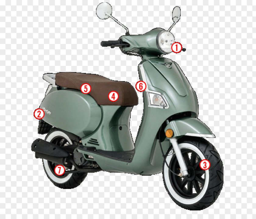 Scooter Piaggio Moped Motorcycle Vespa PNG
