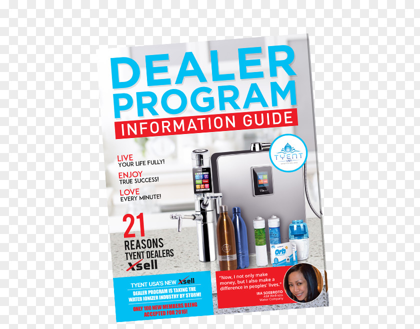 Water Ionizer E-book Advertising PNG