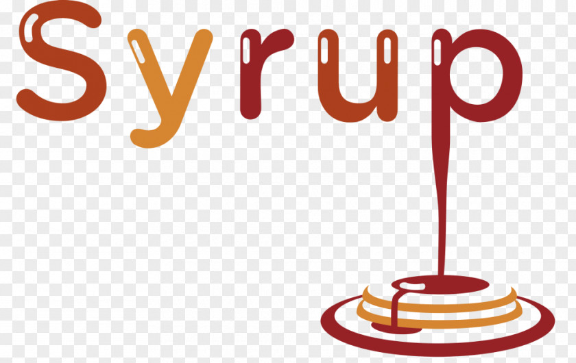 Denver Ribbon Syrup Downtown Breakfast Brunch Restaurant Logo PNG