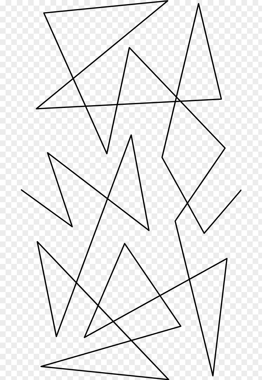 Triangle Point Symmetry Pattern PNG