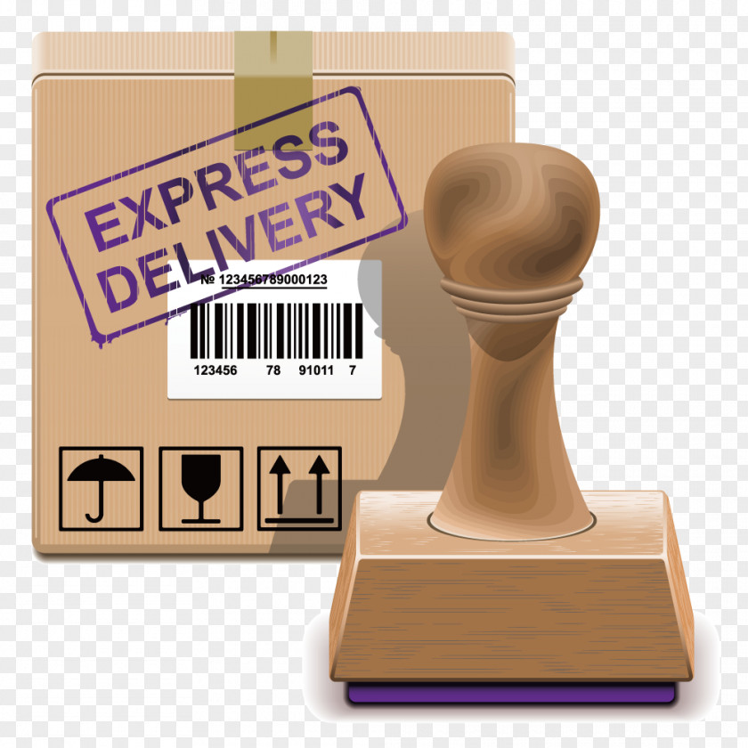 Vector Cargo Seal Label Box PNG