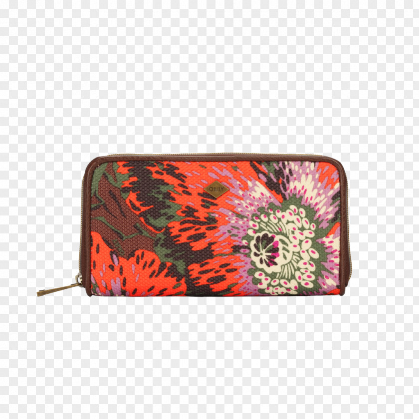 Wallet Orange Coin Purse Woman Rectangle PNG