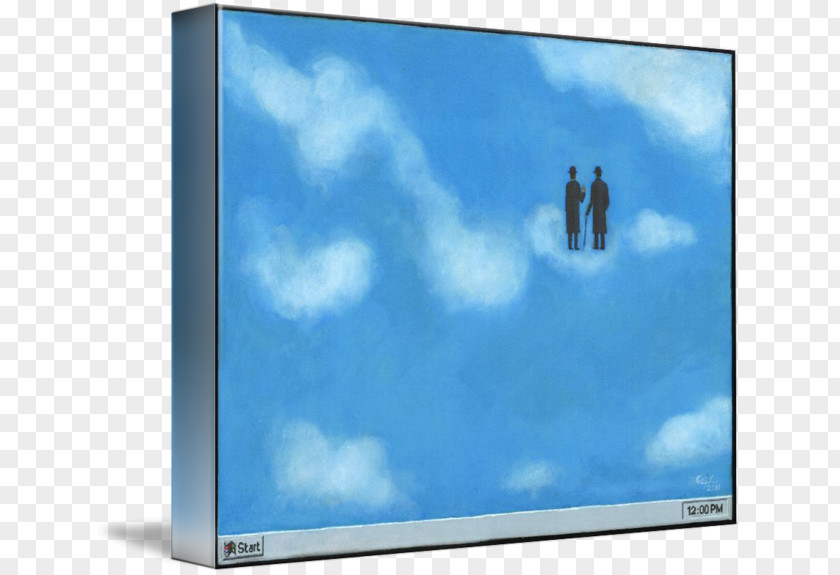 Magritte Television Set LCD Computer Monitors LED-backlit PNG