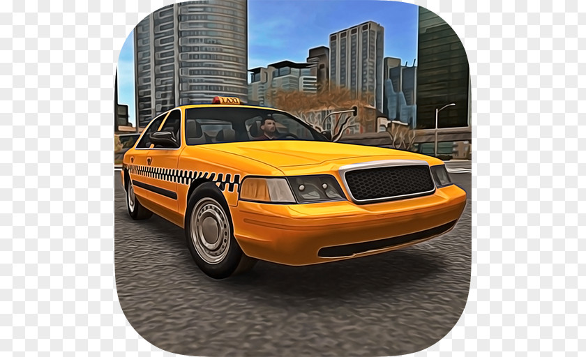 Taxi Sim 2016 Driving Simulator Crazy Taxi: City Rush Android PNG