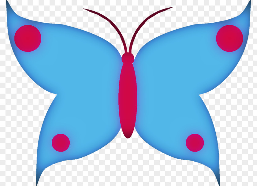 Blue Butterfly Drawing PNG