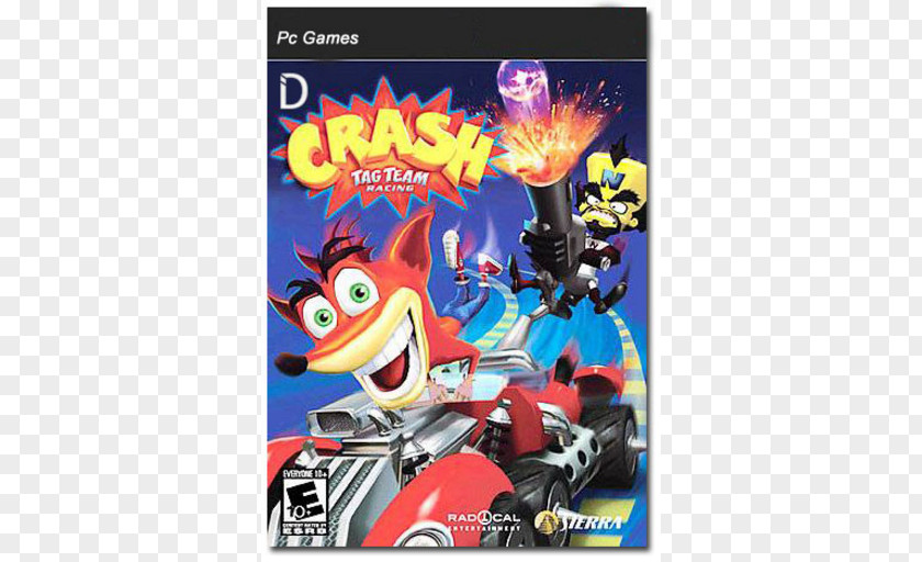 Crash Tag Team Racing Twinsanity PlayStation 2 Bandicoot PNG