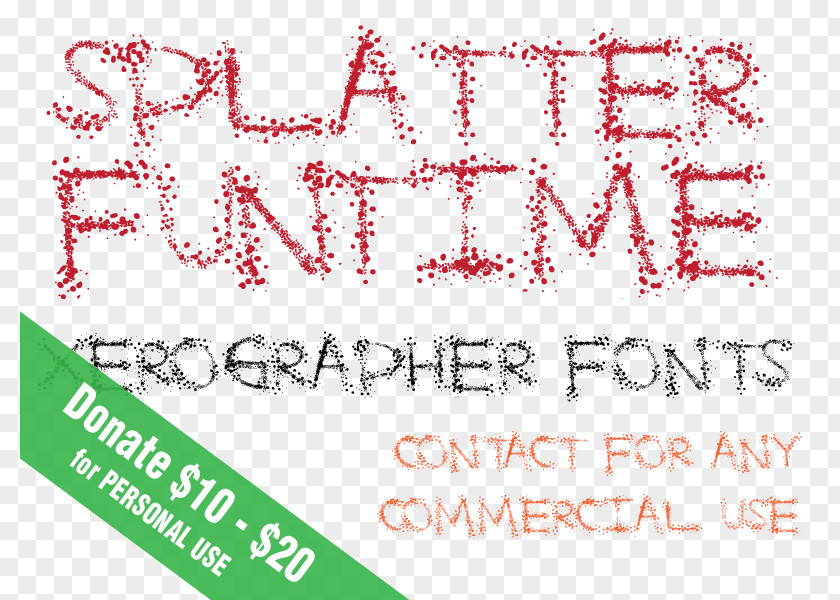 Fun Time Line Point Art Font PNG