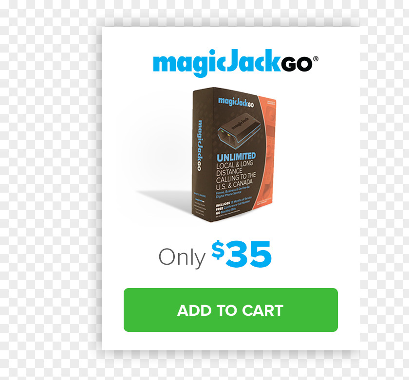 Make Phone Call MagicJack Brand Product Design USB Adapter PNG