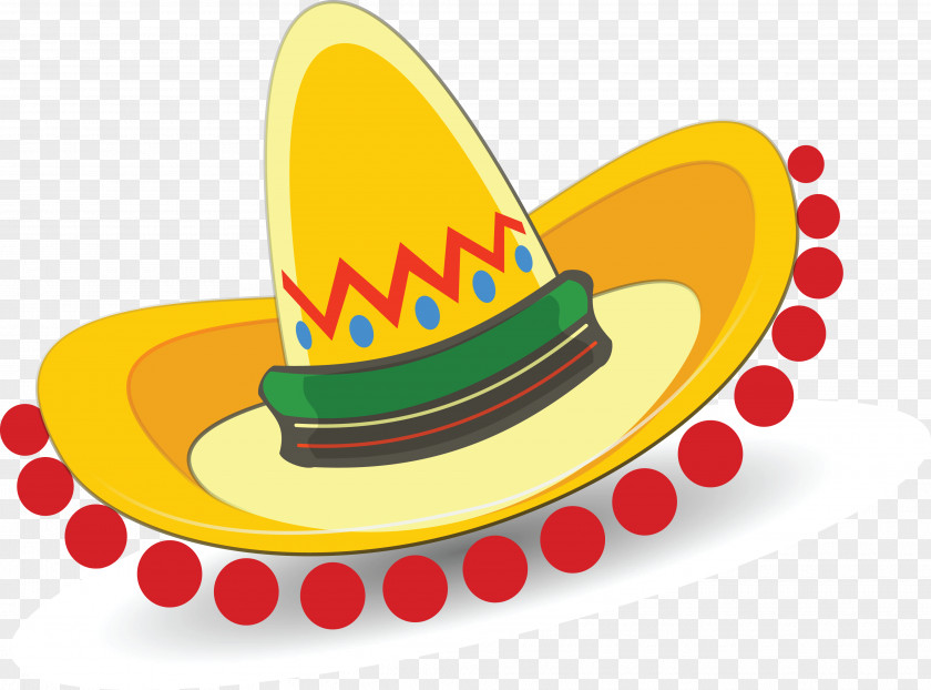 Mexican Sombrero Hat Clip Art PNG