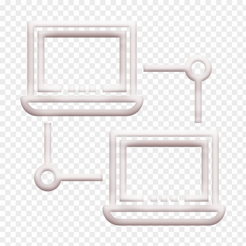 Network And Database Outline Icon Local Conection PNG
