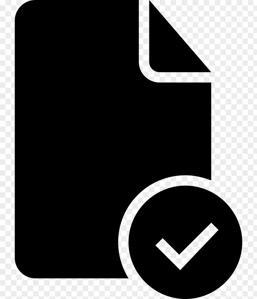 Symbol Check Mark Document Tag PNG