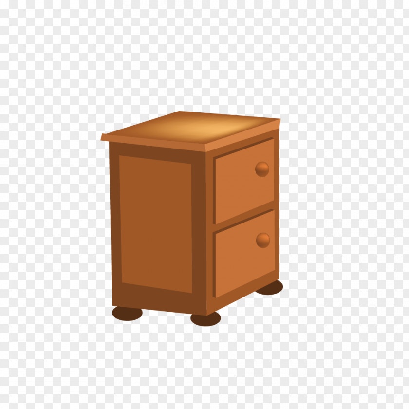 Wood Cabinets Table Nightstand Icon PNG