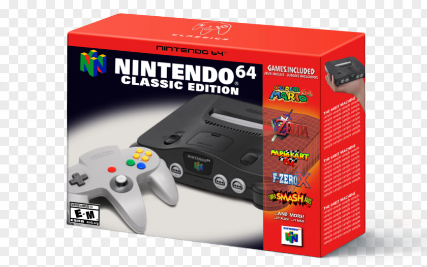 Box Packing Nintendo 64 Super Entertainment System NES Classic Edition Mother 3 Game Boy PNG