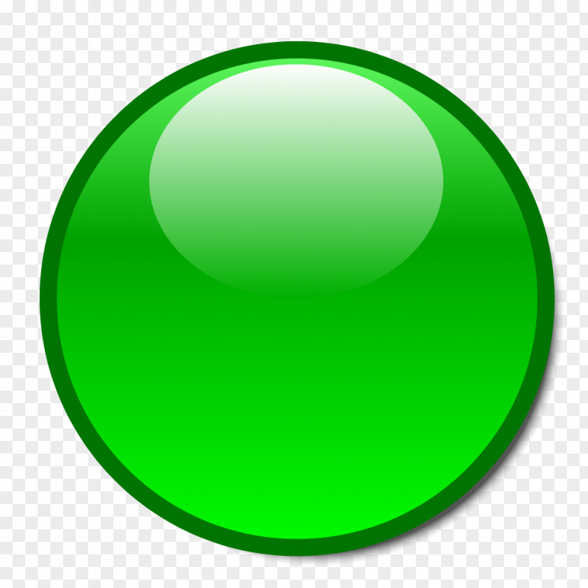 Button Green Circle Font PNG