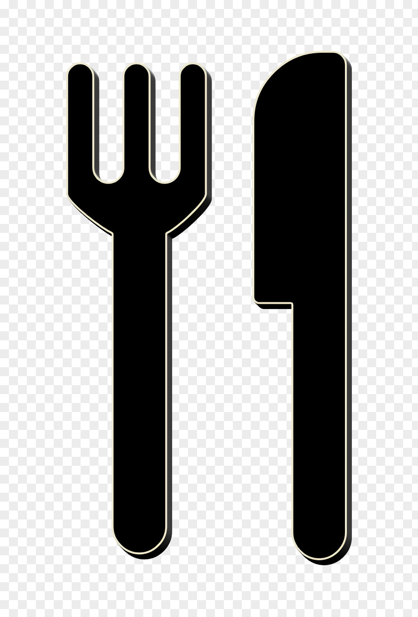 Cross Hand Food Icon Restaurant Interface Symbol Of Fork And Knife Couple PNG