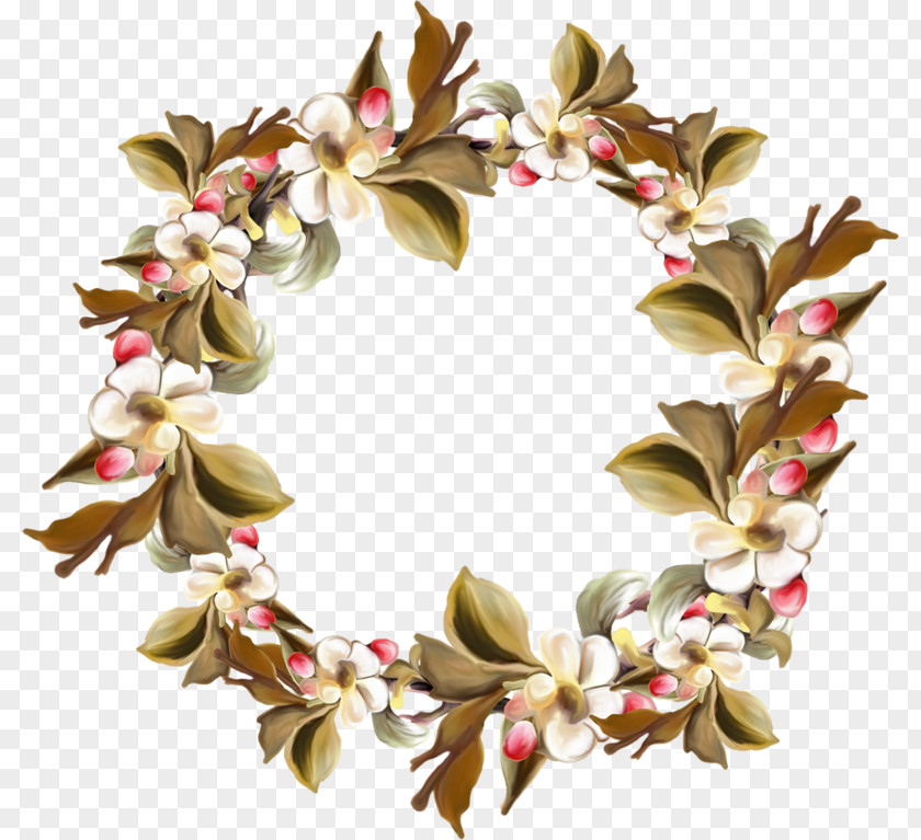 Flower Wreath Garland PNG