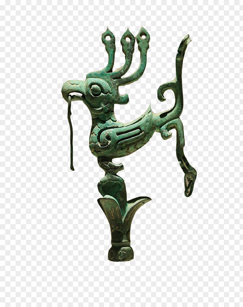 God Twigs Stand Like A Bird Sanxingdui U0634u06ccu0621 U0645u0641u0631u063au06cc Shang Dynasty PNG