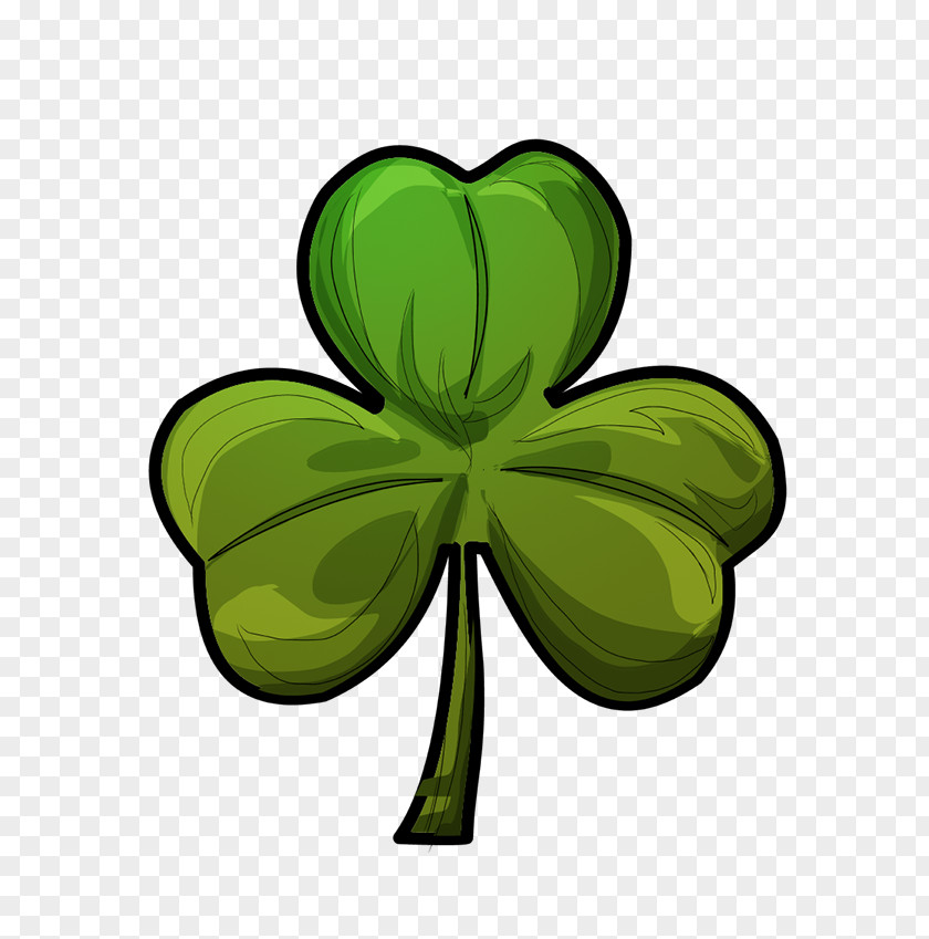 Leaf Shamrock Plant Stem Flowering Clip Art PNG