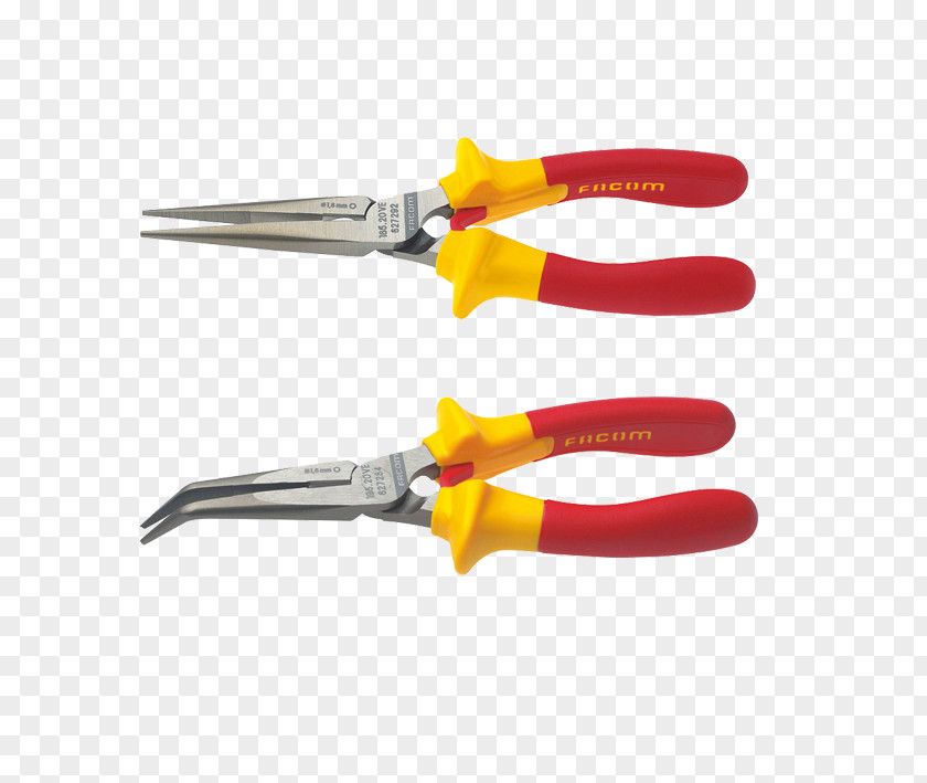 Needle Nose Pliers Hand Tool Needle-nose Facom Round-nose PNG