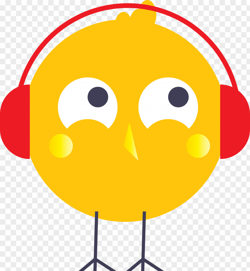 Smiley Yellow Cartoon Beak Area PNG