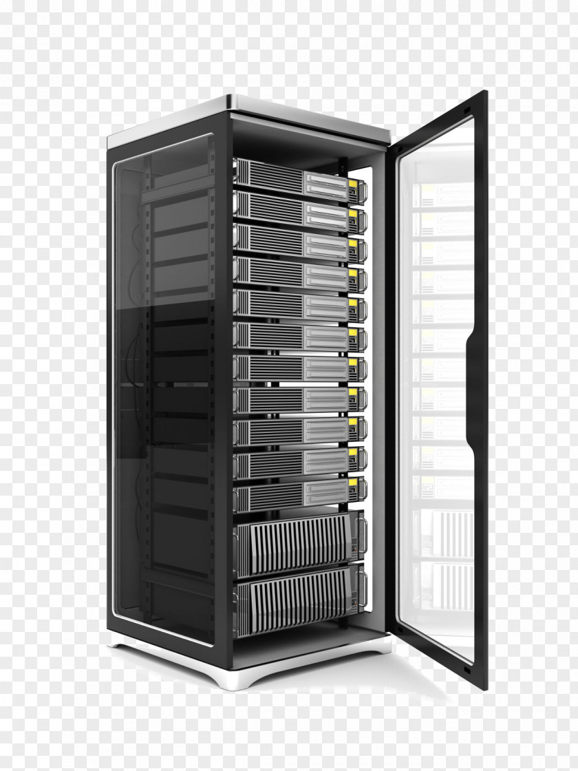 Data Center 19-inch Rack Computer Servers Colocation Centre Server Room PNG