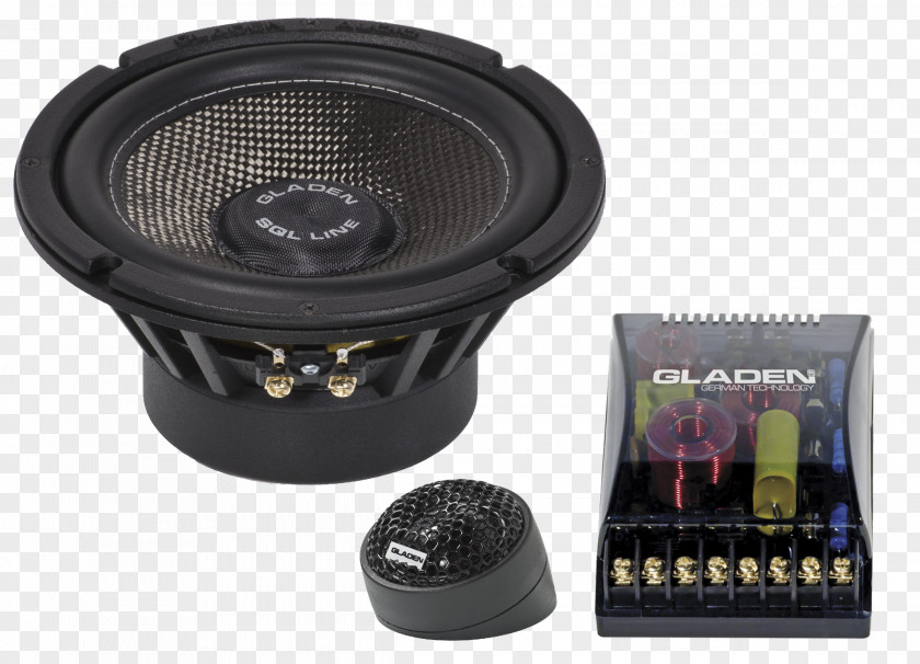 Loudspeaker GLADEN SQX 165 DUAL Sound Woofer Tweeter PNG