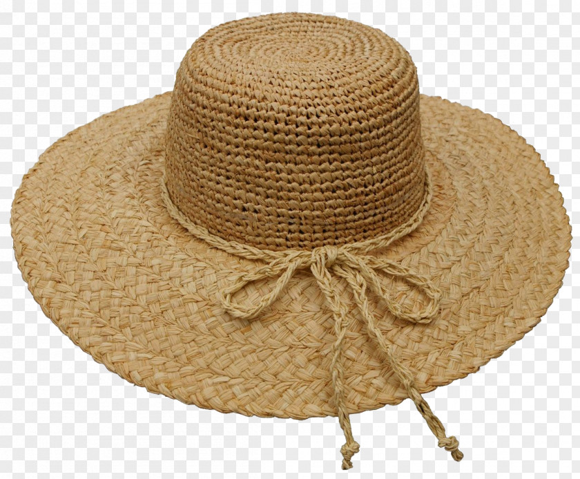 Raffia Hat Transparent Sun PNG