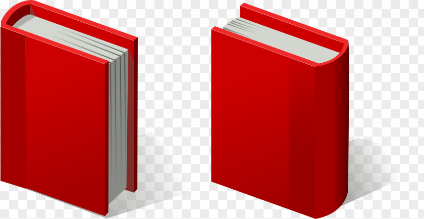 Red Book Hardcover Clip Art PNG