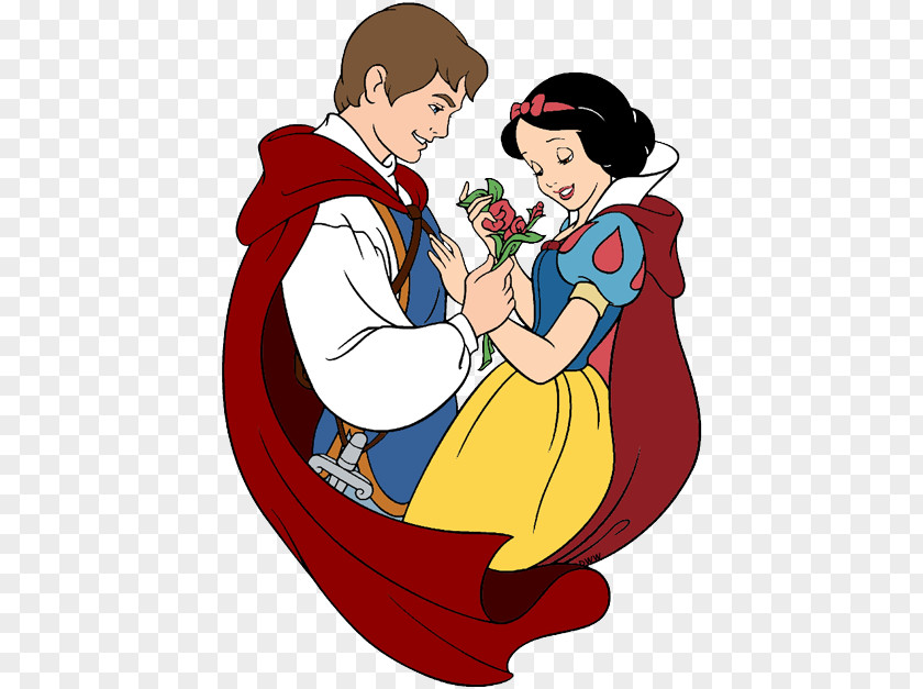 Snow White And Prince White's Adventures Seven Dwarfs Charming Disney Princess PNG