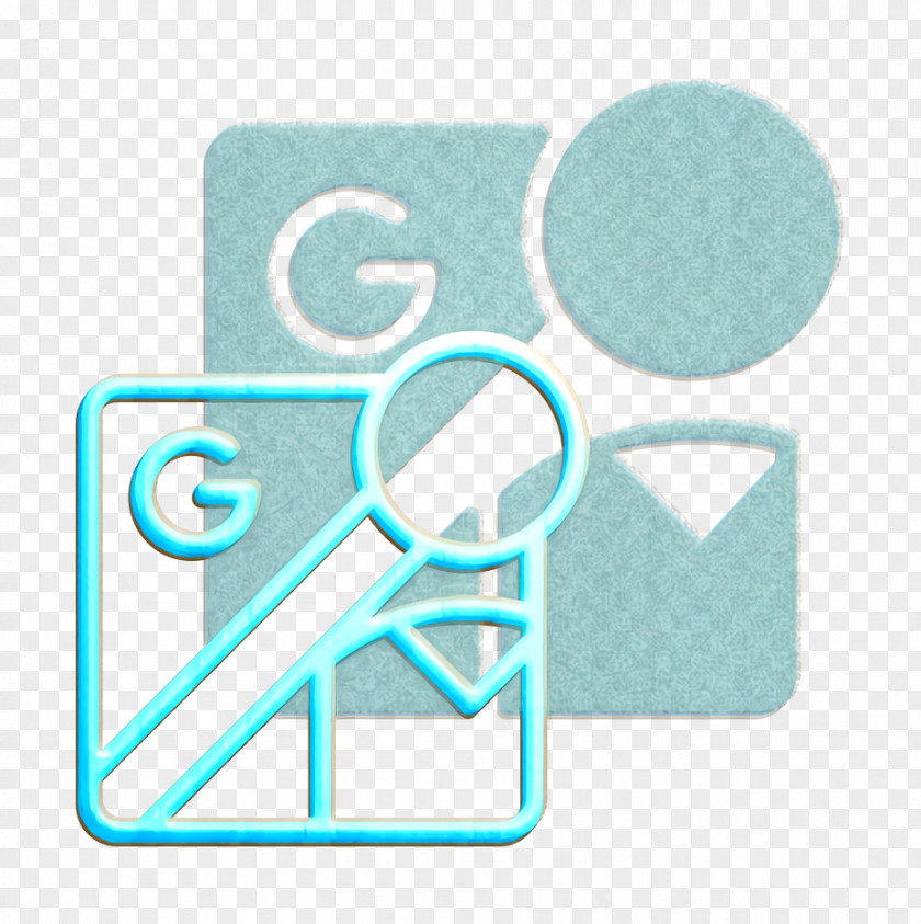 Teal Aqua Google Logo Background PNG
