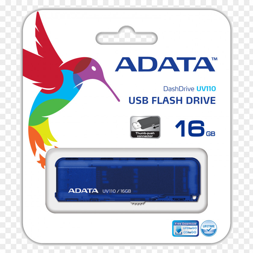 USB Flash Drives ADATA DashDrive UV100 Computer Data Storage Classic Series C008 PNG
