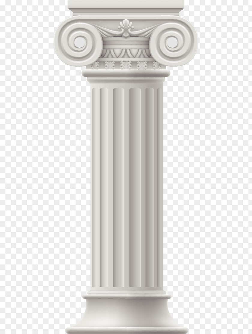 Vector -painted European-style Roman Column Clip Art PNG