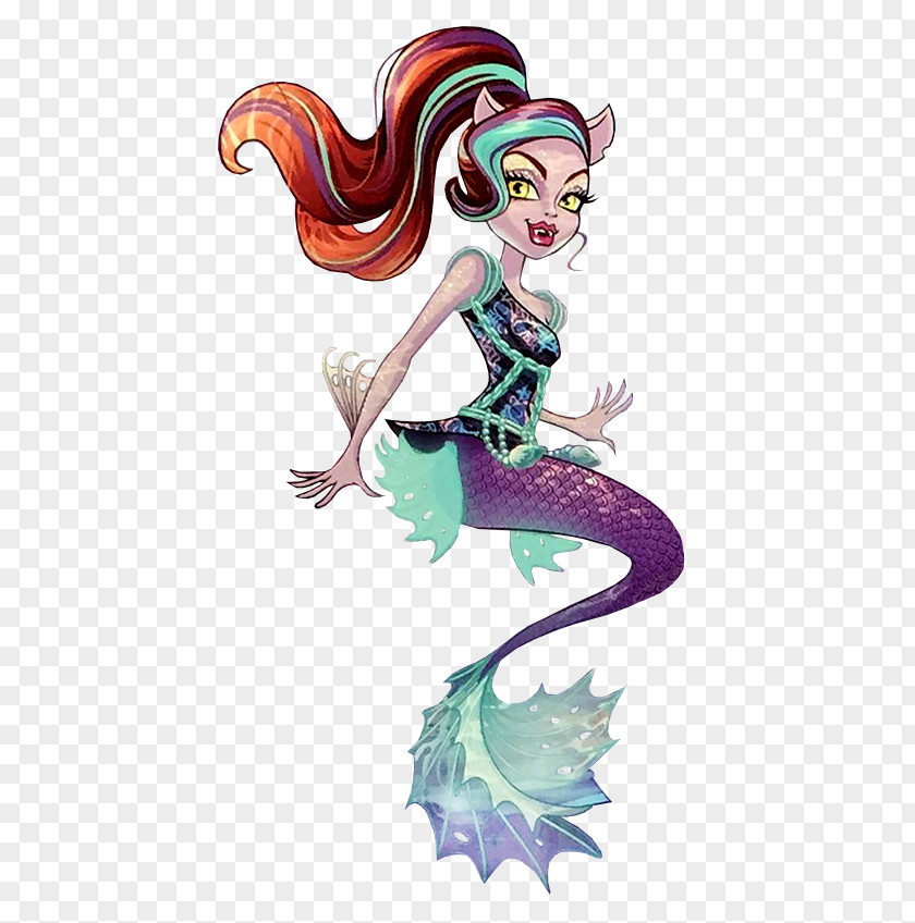 Doll Clawdeen Wolf Lagoona Blue Draculaura Monster High PNG